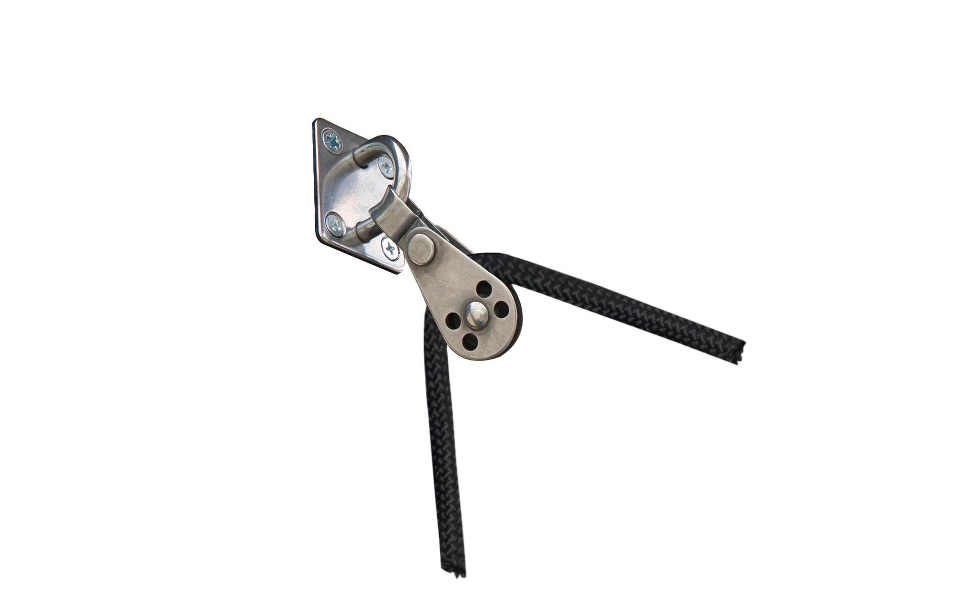 Windhager Seilzug-Set – Edelstahl, schwarz, für Sonnensegel, 4 Stk.