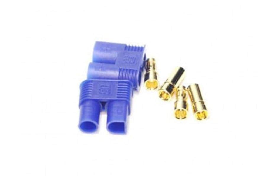 EP Product Adapterkabel, EC3 Stecker + EC3 Buchse, Innendurchmesser 3,5 mm – Blau/Gold