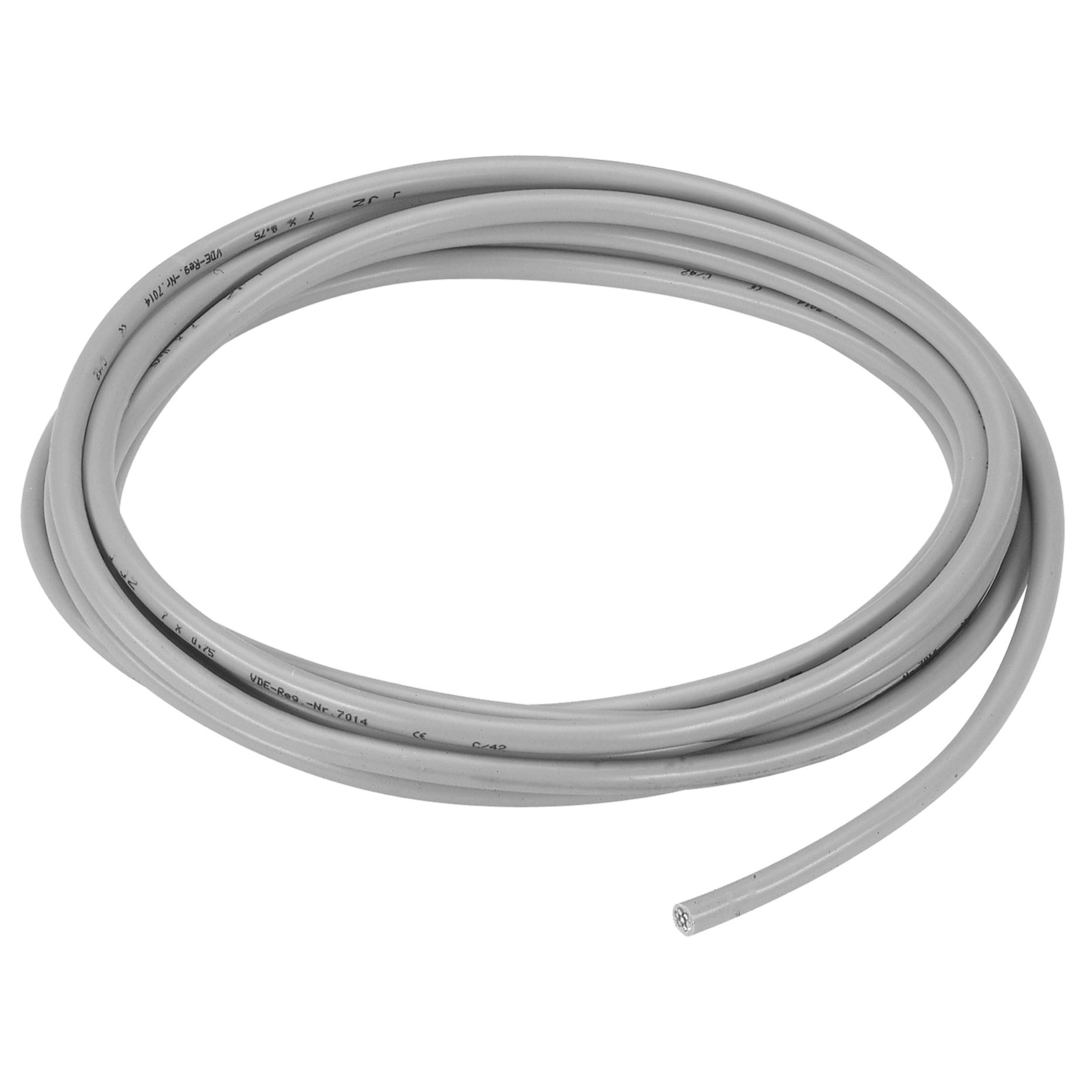 Gardena Verlängerungskabel, 15 m, 7×0,5 mm² – grau