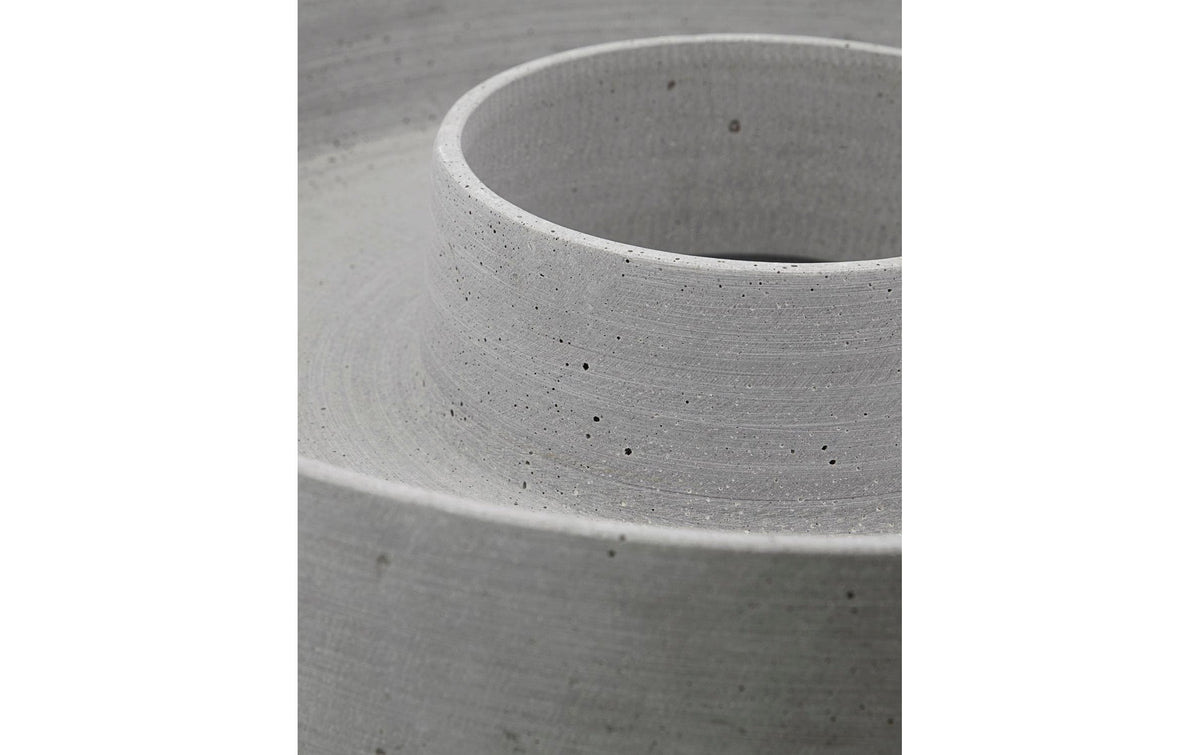 Society of Lifestyle House Doctor Kerzenständer – Stein, Grau – Ø 45 × 8 cm