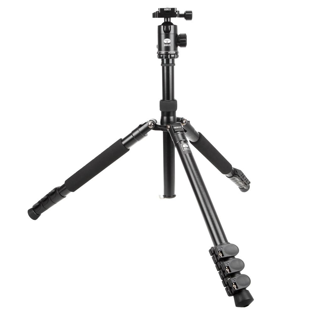 Sirui ET-2004 Stativ – 144 cm, 12 kg Traglast – 4 Abschnitte, 3 Beine – für Digitale Film/Kameras – Schwarz