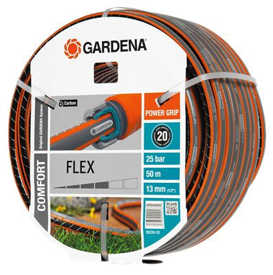 Gardena Comfort FLEX Gartenschlauch – Ø 13 mm × 50 m, Orange, 25 bar, UV-beständig