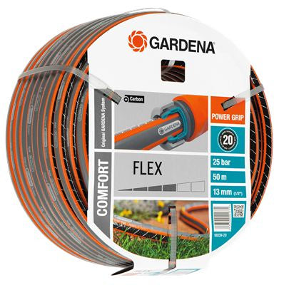 Gardena Comfort FLEX Gartenschlauch – Ø 13 mm × 50 m, Orange, 25 bar, UV-beständig