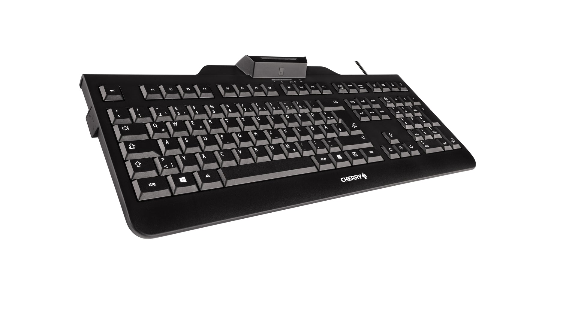 CHERRY KC 1000 SC – Tastatur, kabelgebunden (USB), US-Layout (EN) – für Windows, macOS & Linux