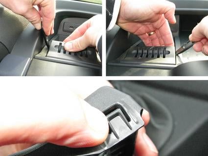 Brodit Auto-Halterung, ProClip – für kleine Geräte – Schwarz