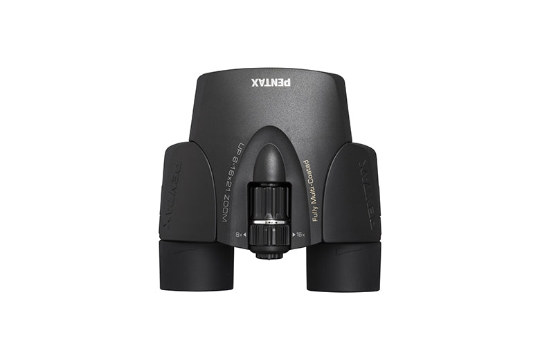 Pentax Kompaktfernglas UP – 8–16×21 mm, schwarz