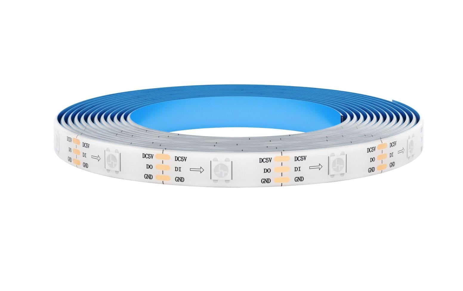 Sonoff LED-Streifen Aussen – 5 m – RGBIC – 5 V – WLAN, Bluetooth – für Alexa, Google Assistant