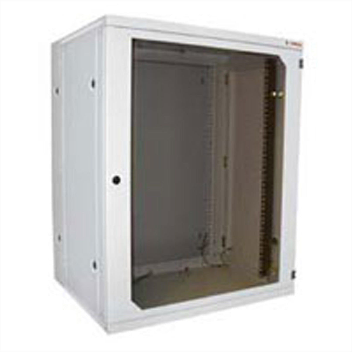 Conteg RUN Wandgehäuse Comfort – 19" Wandgehäuse – 6U, Traglast 30 kg, RAL 7035 Lichtgrau