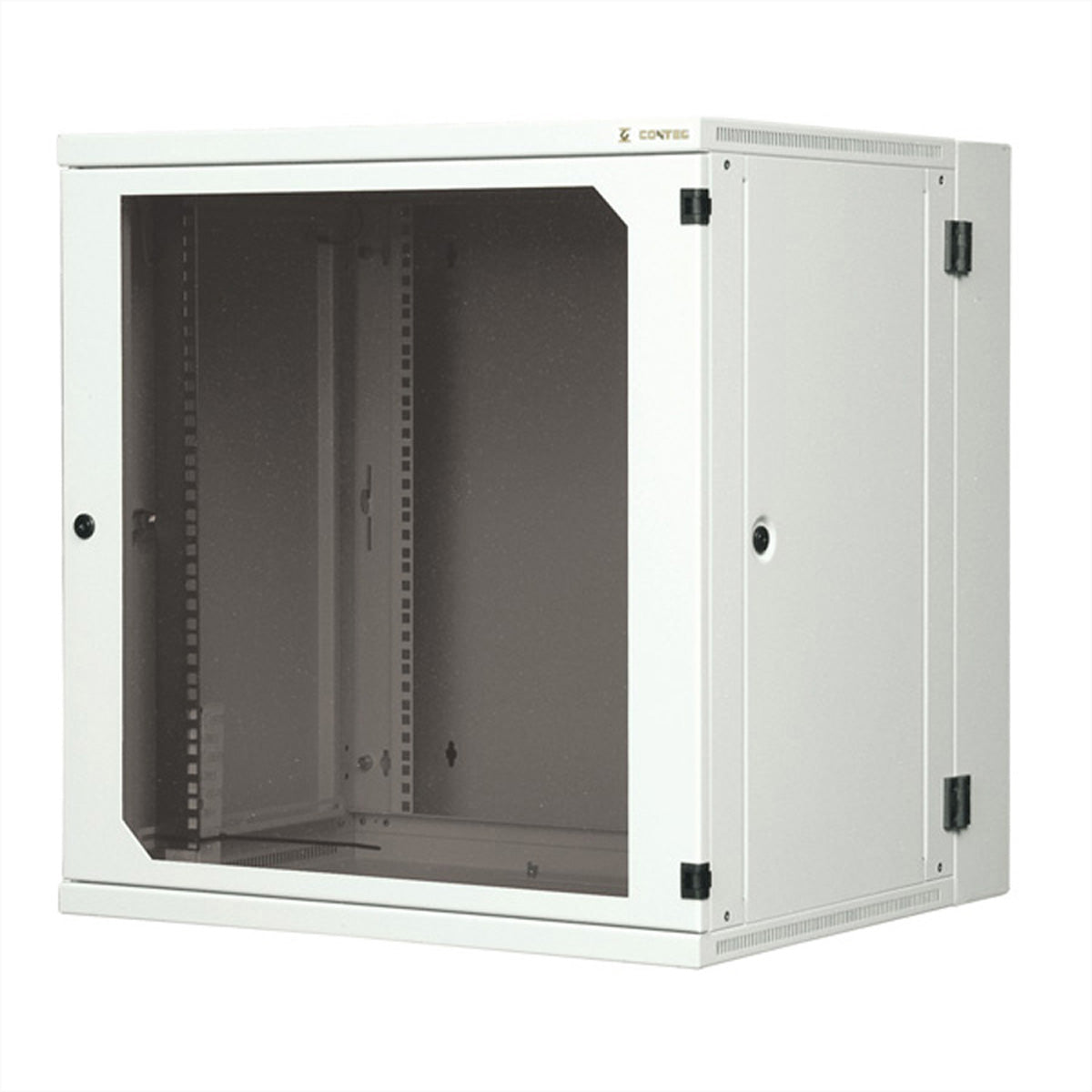 Conteg RUD – 19" Wandverteiler 6U, IP20, abschliessbar, 600 × 500 × 358 mm, lichtgrau