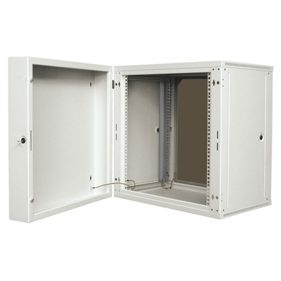 Conteg RUD – 19" Wandverteiler 6U, IP20, abschliessbar, 600 × 500 × 358 mm, lichtgrau