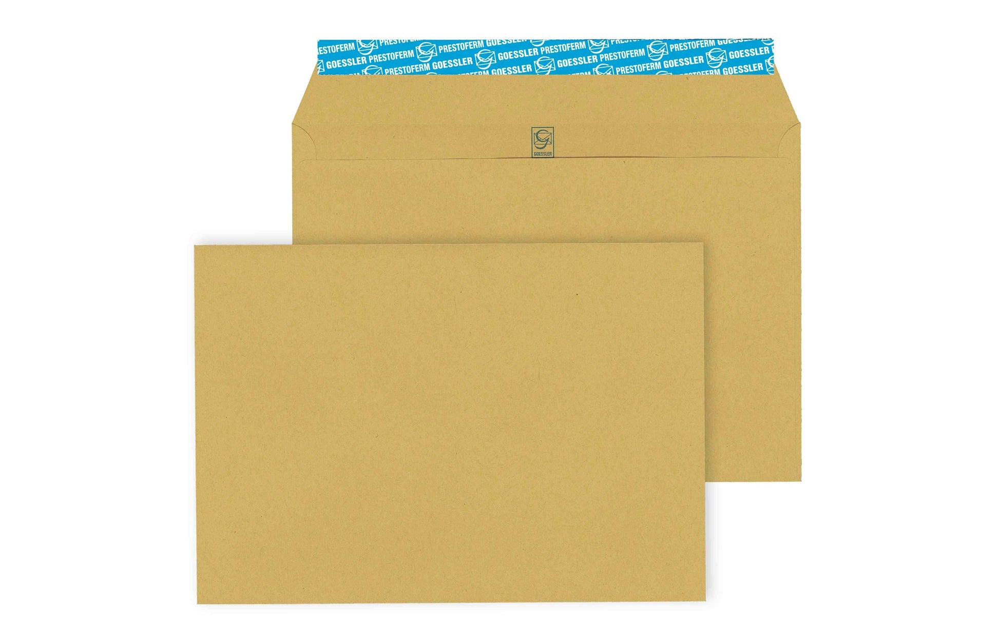 Goessler Couvert C5, ohne Fenster, selbstklebend, braun, 100 g/m² – 500 Stk.