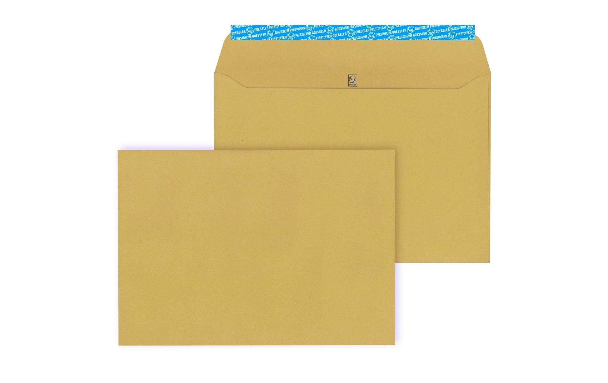 Goessler Couvert C4, ohne Fenster, selbstklebend, braun, 120 g/m² – 250 Stk.