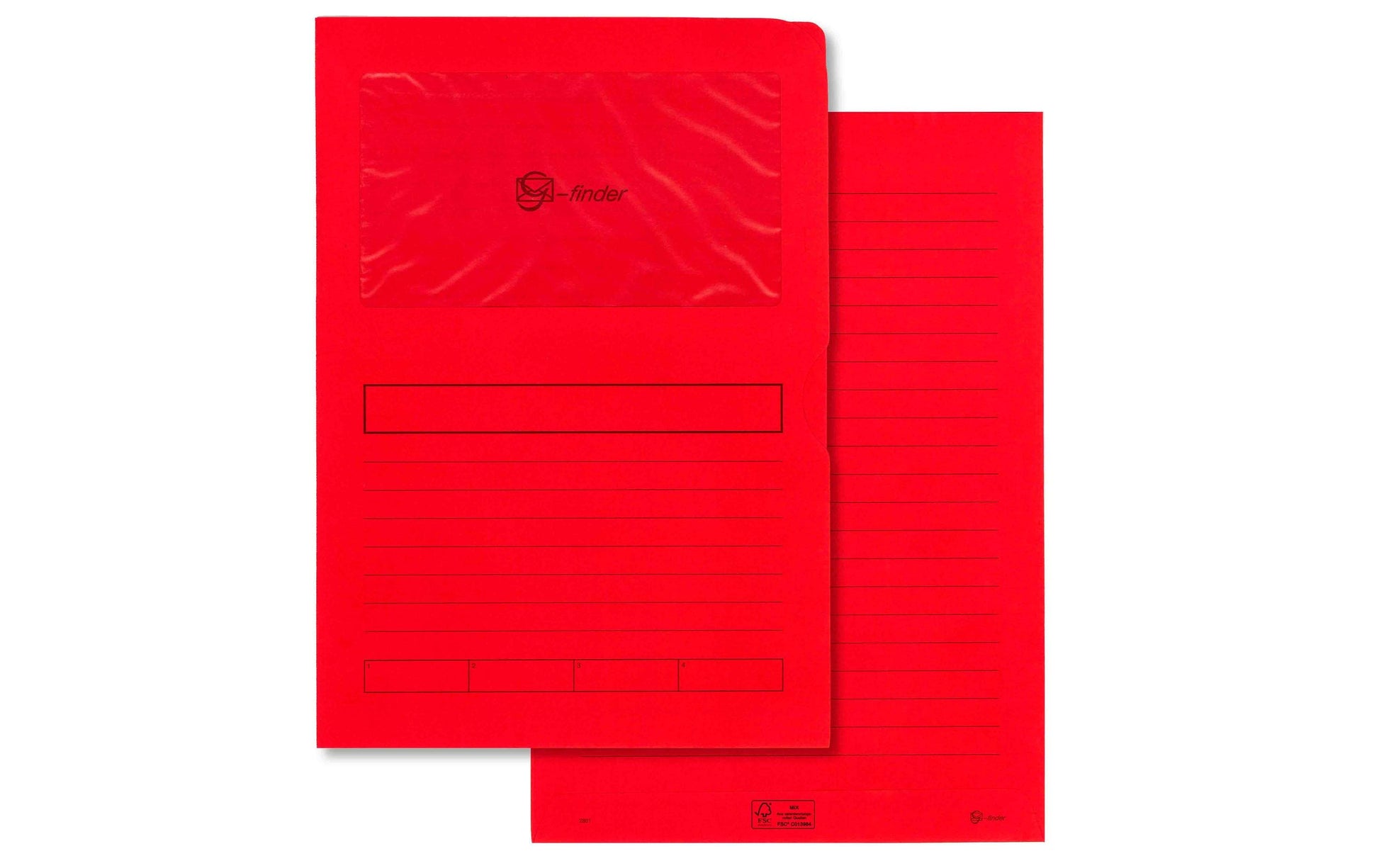 Goessler Sammelmappe für A4, Papier, Rot