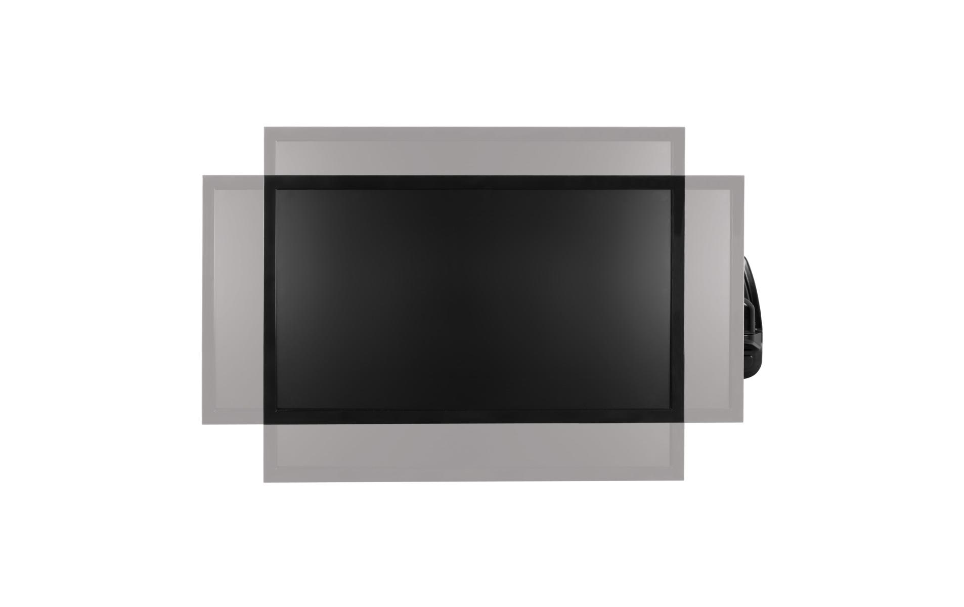 ARCTIC Tischhalterung – bis 43", VESA 100 × 100 mm, 8 kg, drehbar, schwarz