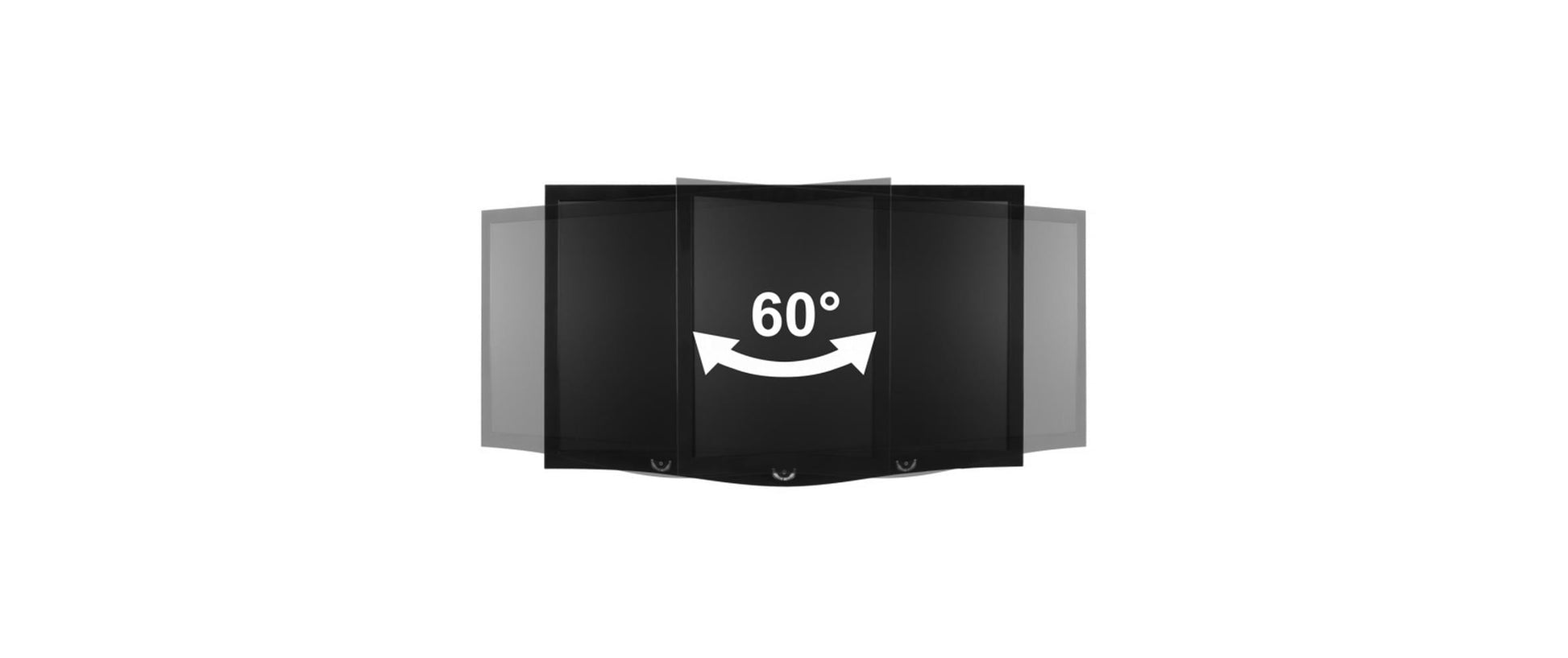ARCTIC Monitor-Wandhalterung – 1 Monitor – 13–43" – VESA 75×75/100×100 mm – bis 20 kg/Monitor – neigbar