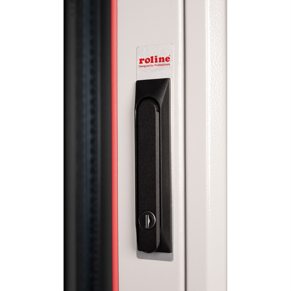 ROLINE Basic – 19" Netzwerkschrank 22U, abschliessbar, IP20, 600 × 800 × 1125 mm, lichtgrau, Stahl