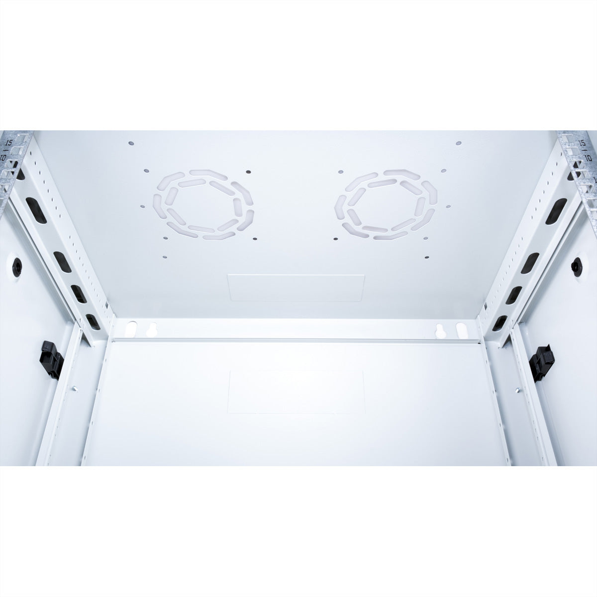 ROLINE Basic Plus – 19" Wandverteiler 18U, IP20, abschliessbar, 600 × 450 × 912 mm, lichtgrau, Stahl