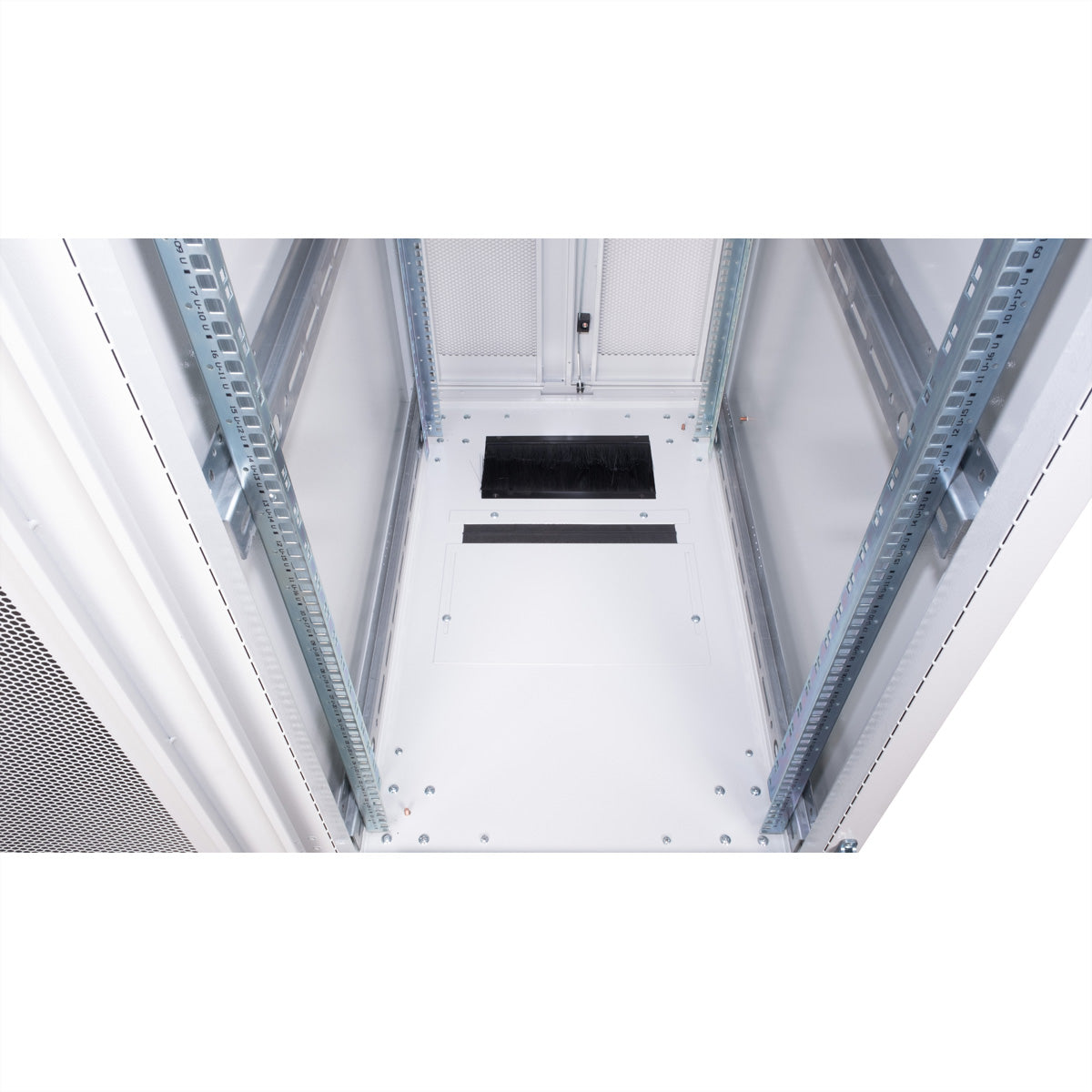 ROLINE Pro – 19" Netzwerkschrank 26U, IP20, abschliessbar, 600 × 1000 × 1260 mm, lichtgrau, Stahl