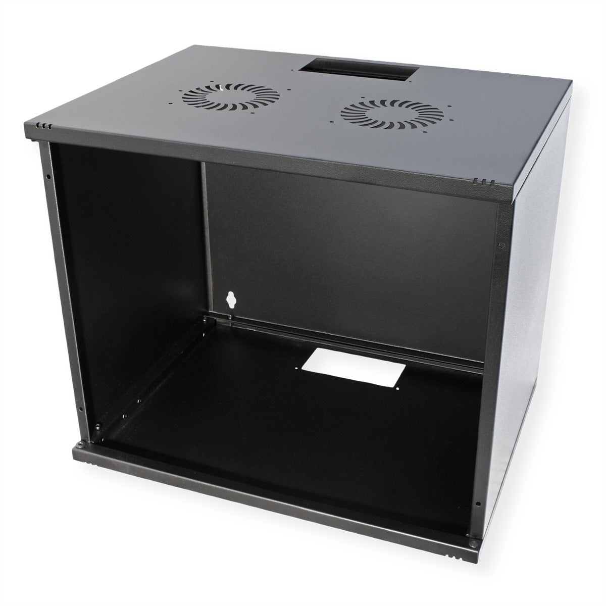 ROLINE Basic – 19" Wandverteiler 9U, IP20, abschliessbar, 540 × 400 × 460 mm, schwarz