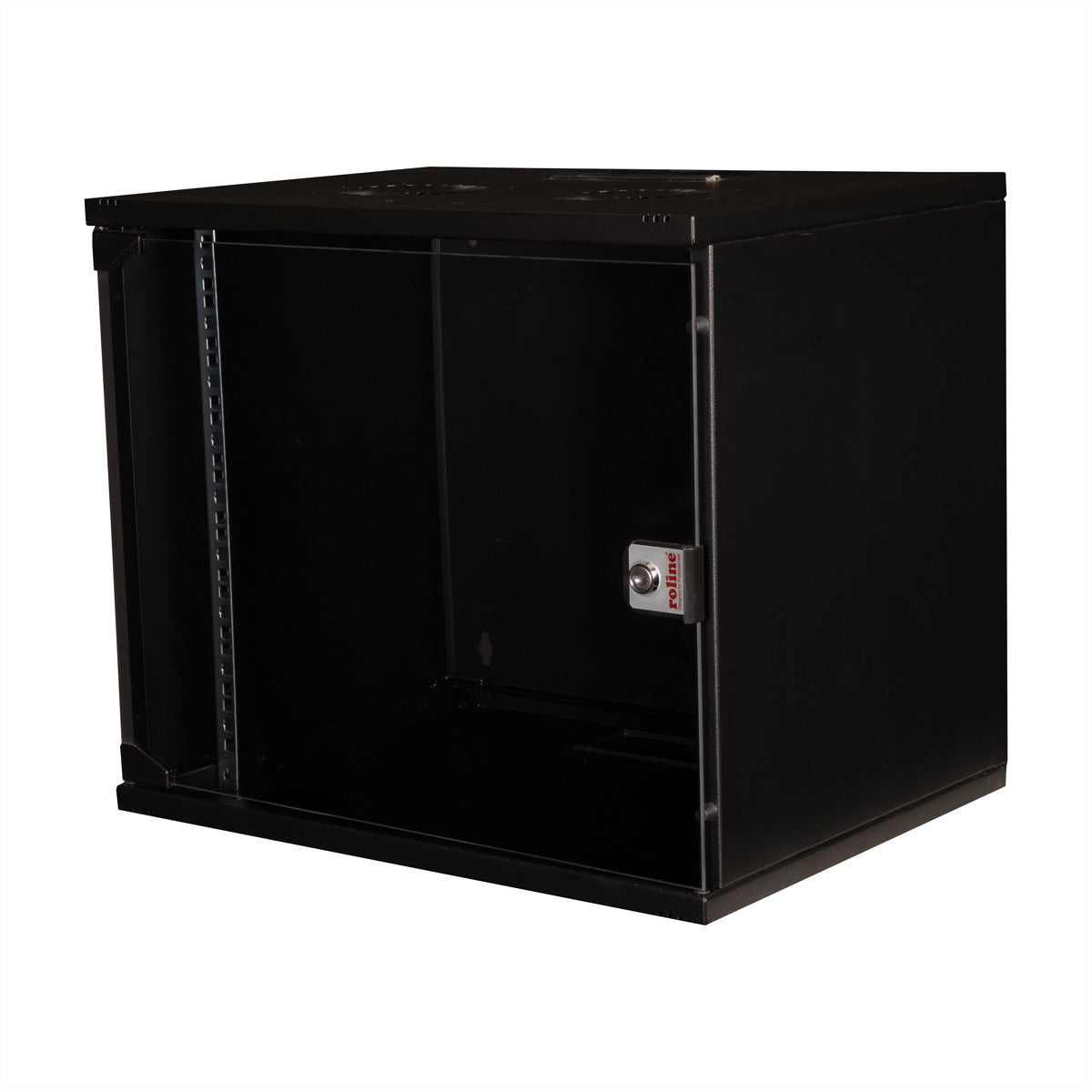 ROLINE Basic – 19" Wandverteiler 9U, IP20, abschliessbar, 540 × 400 × 460 mm, schwarz