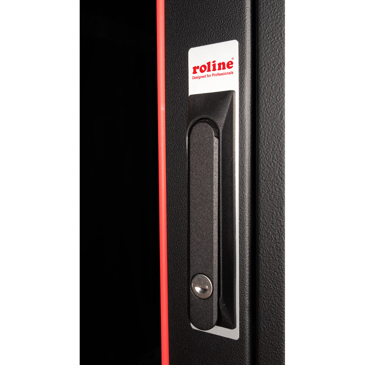 ROLINE Basic – 19" Netzwerkschrank 42U, IP20, abschliessbar, 600 × 600 × 2010 mm, schwarz, Stahl