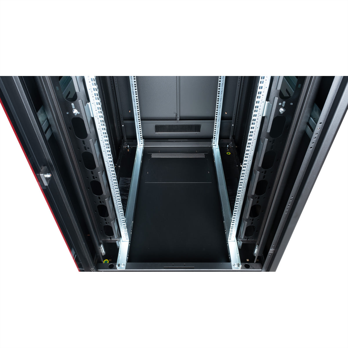 ROLINE Pro – 19" Netzwerkschrank 42U, IP20, abschliessbar, 800 × 800 × 2053 mm, schwarz, Stahl