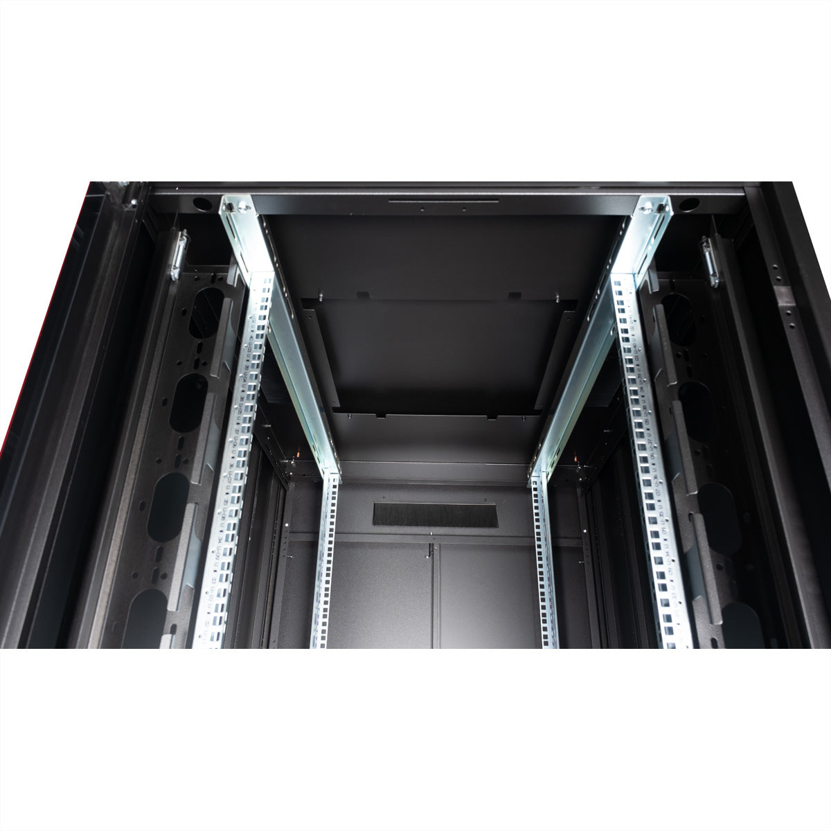 ROLINE Pro – 19" Netzwerkschrank 47U, IP20, abschliessbar, 600 × 1000 × 2276 mm, schwarz, Stahl