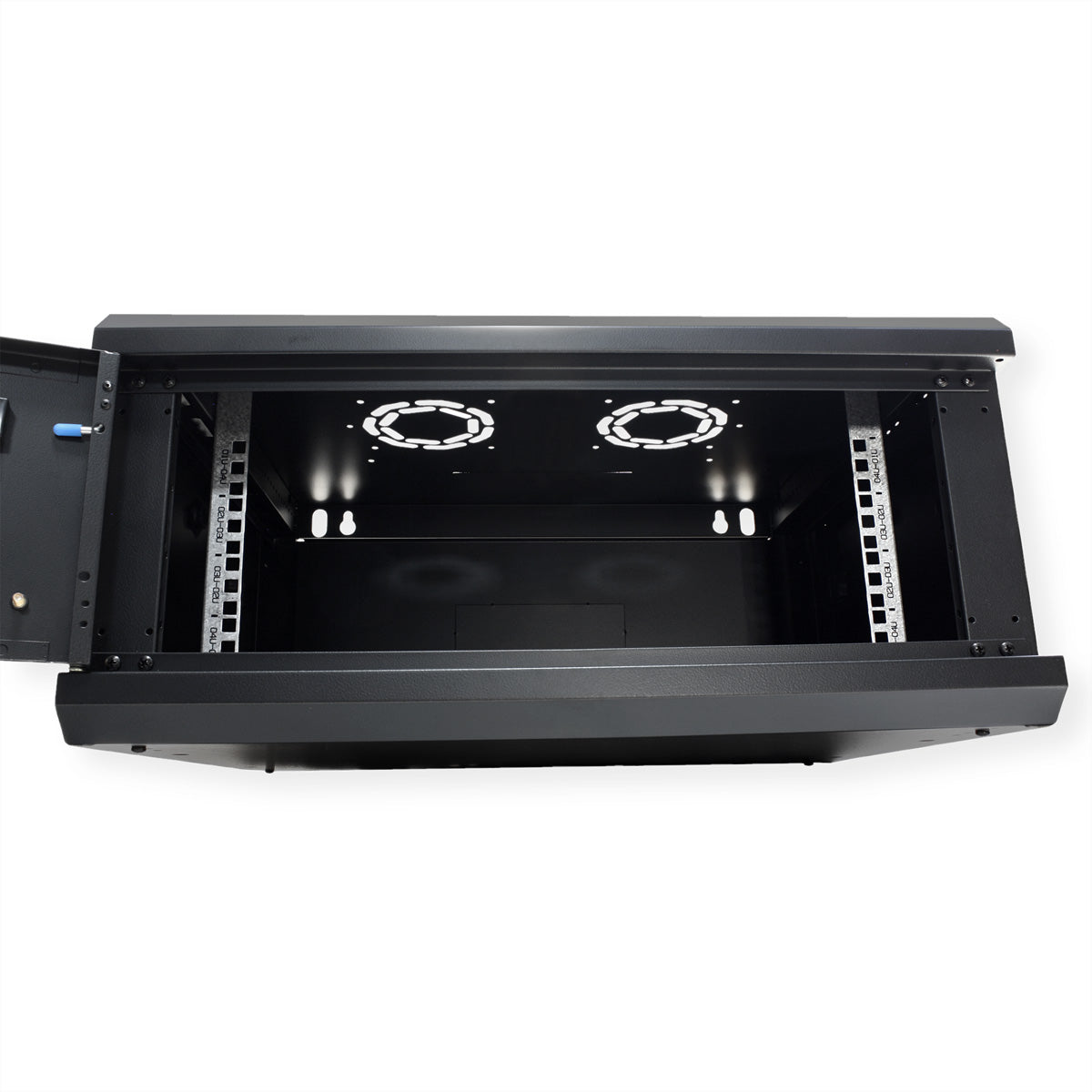 ROLINE Basic Plus – 19" Wandverteiler 4U, IP20, abschliessbar, 600 × 450 × 290 mm, schwarz, Stahl