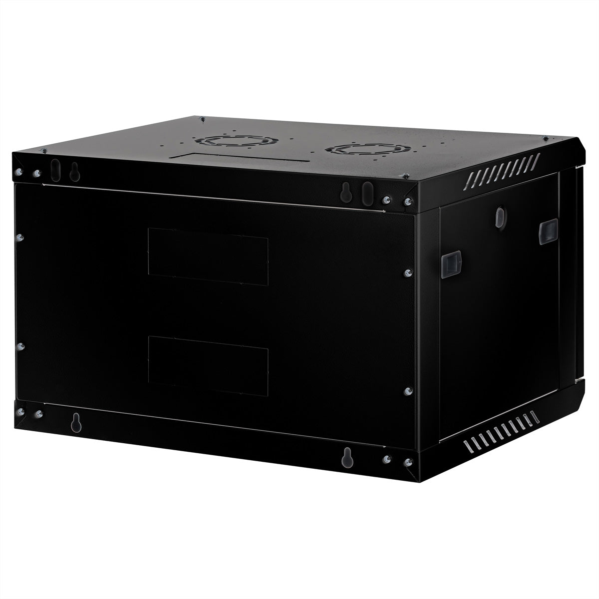 ROLINE Basic Plus – 19" Wandverteiler 6U, IP20, abschliessbar, 600 × 450 × 379 mm, schwarz, Stahl