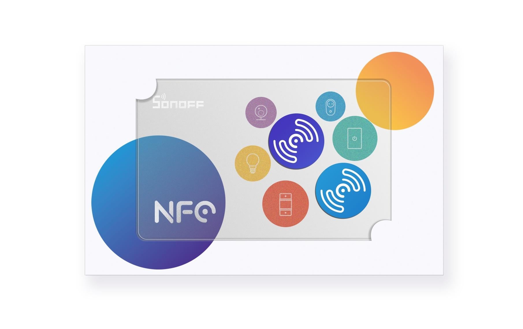 Sonoff Zubehör – NFC-Tag, Passiv – 2er-Set