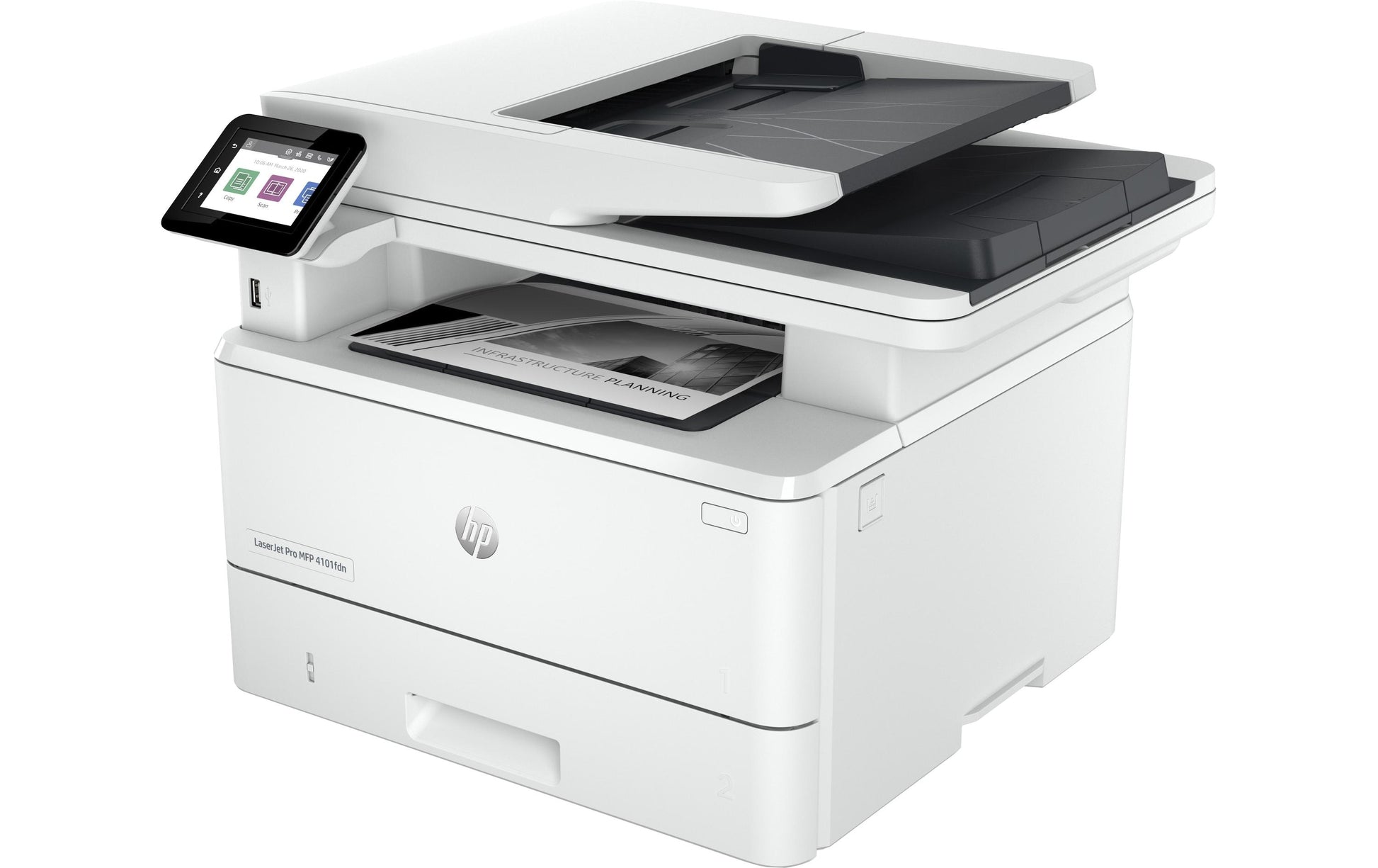 HP LASERJET PRO 4102FDW – S/W Laser-MFP A4, 4-in-1 – WLAN – Duplex, ADF – 40 ppm S/W