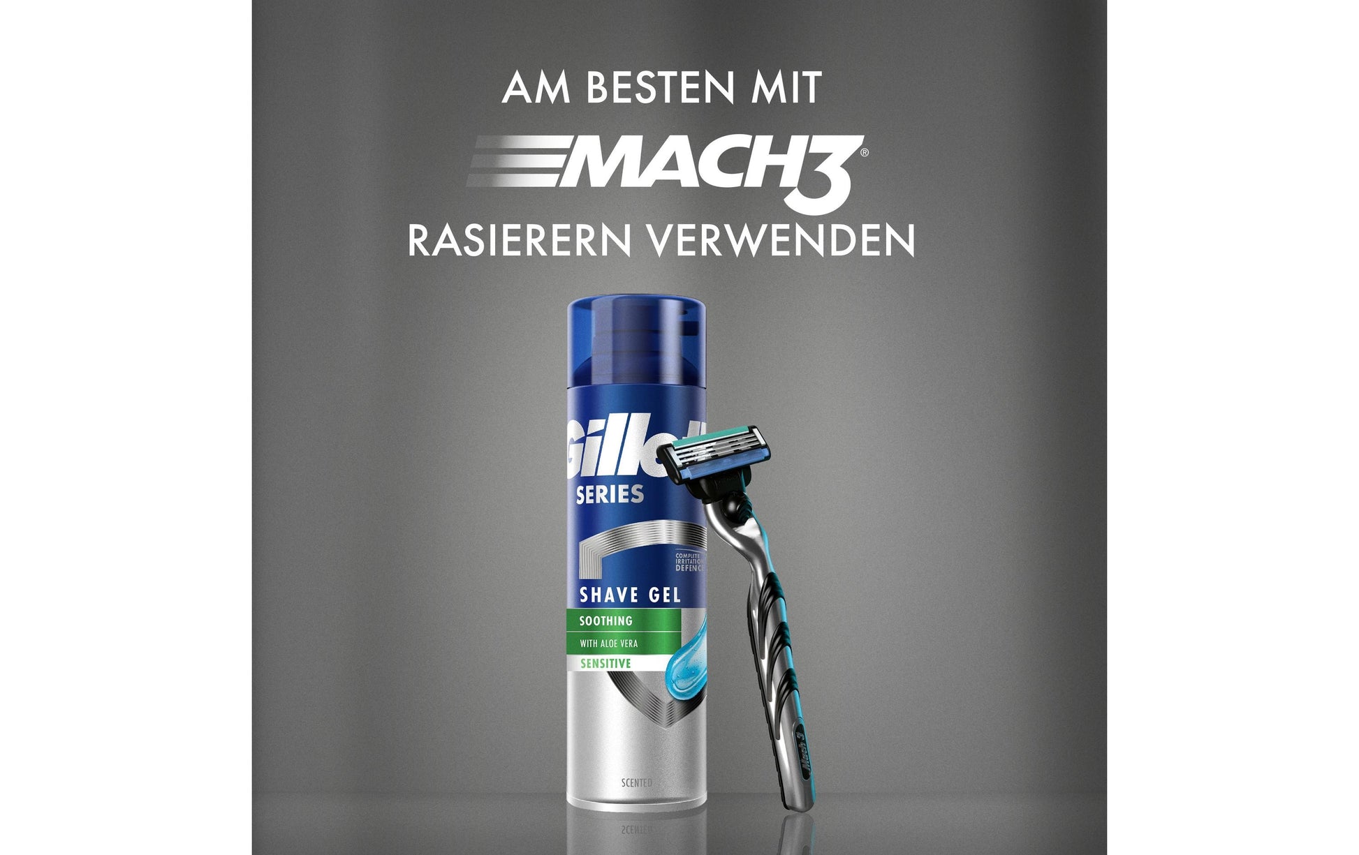 Gillette Rasiergel Serie Sensitive – 200 ml