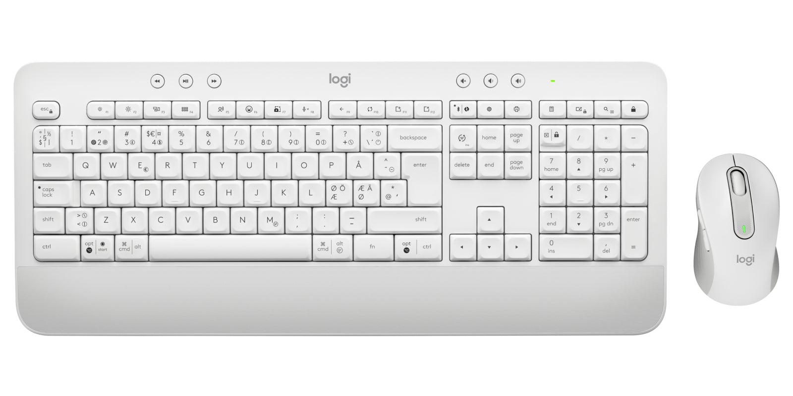 Logitech MK650 For Business – Tastatur, Weiss