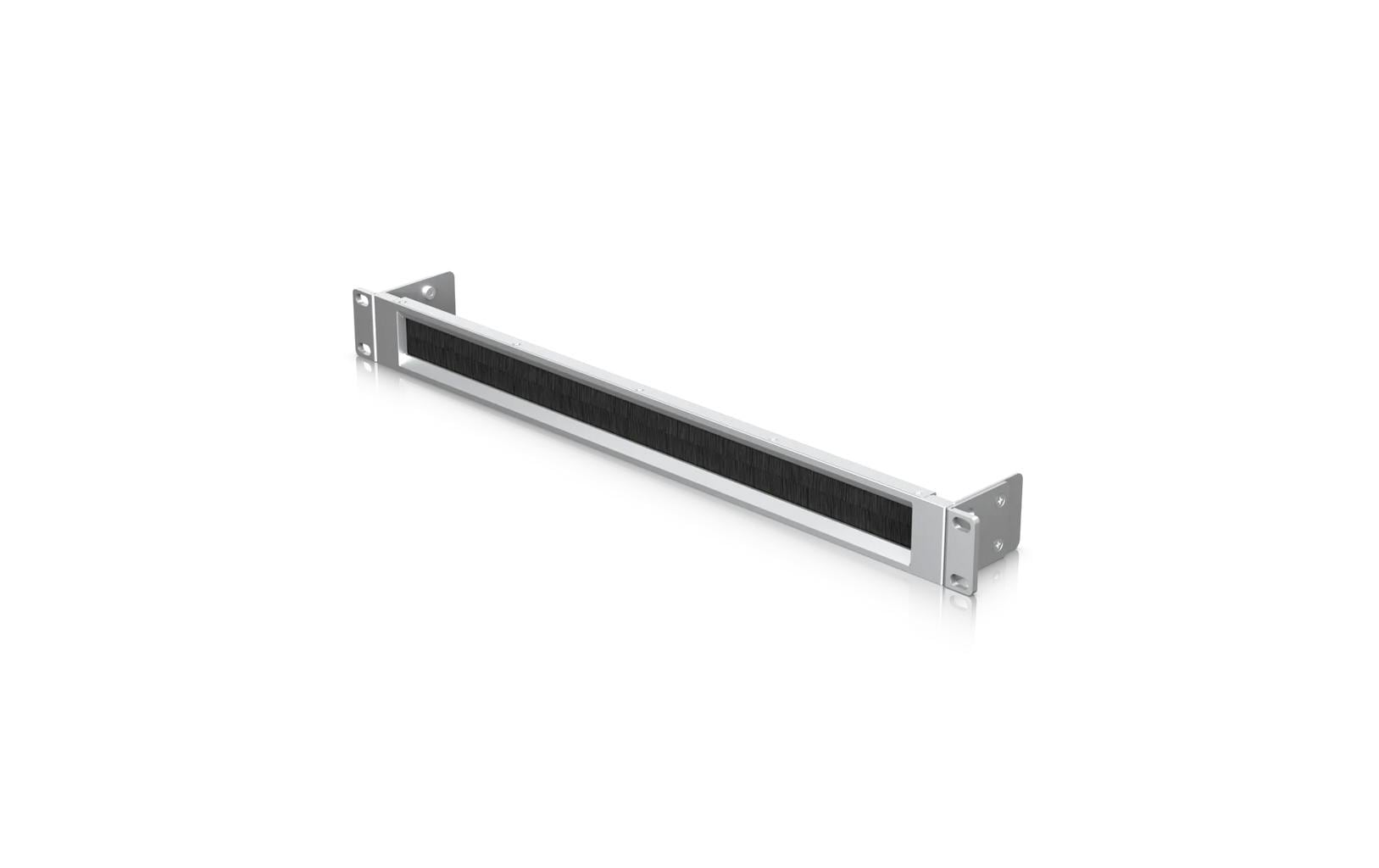Ubiquiti UACC-RACK-PANEL-BRUSH-1U – Bürstenleiste, 1U, Schwarz/Stahl