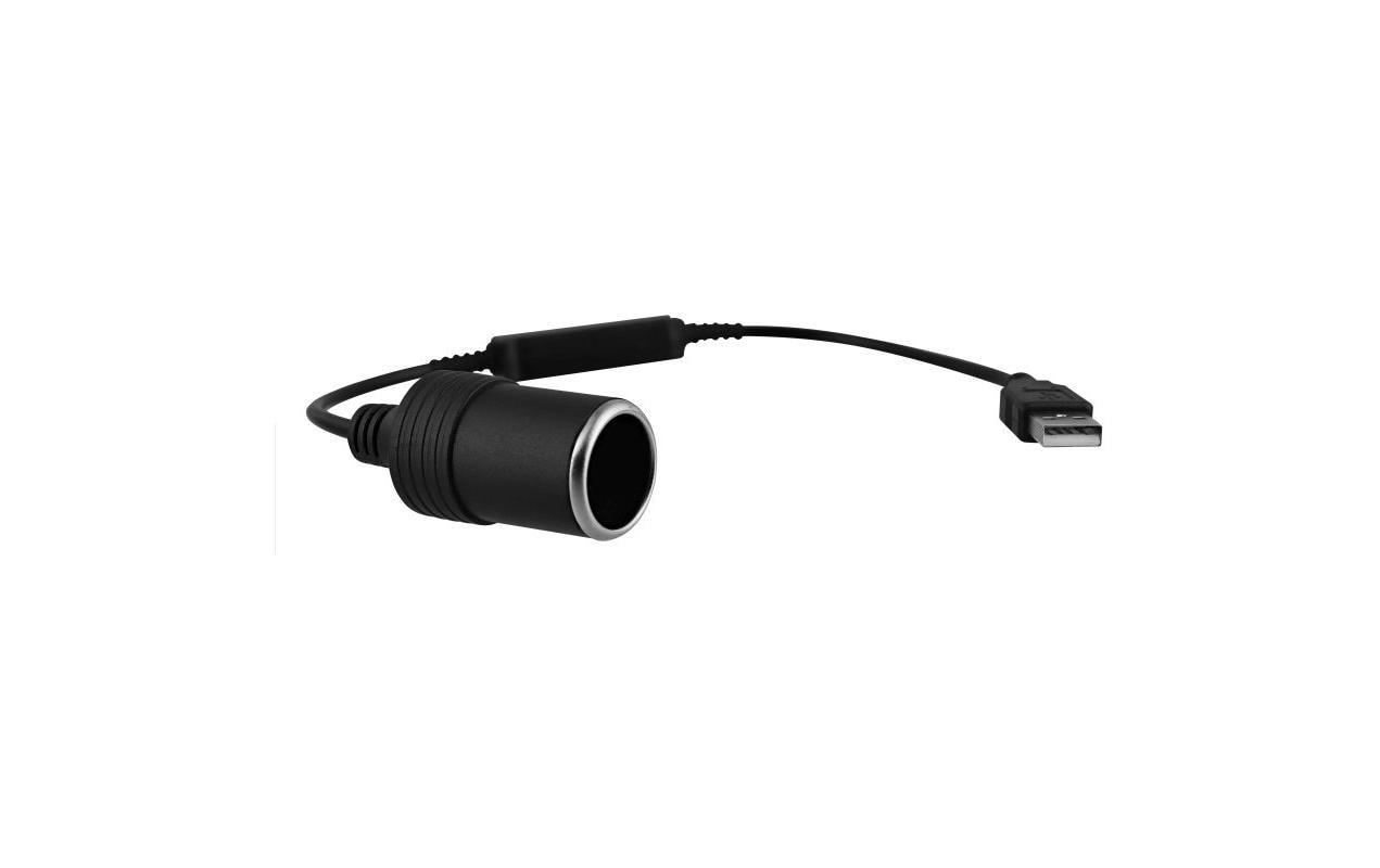 T`nb TNB Adapter KFZ-Buchse zu USB-A – für 12 V KFZ-Steckdosen, Schwarz
