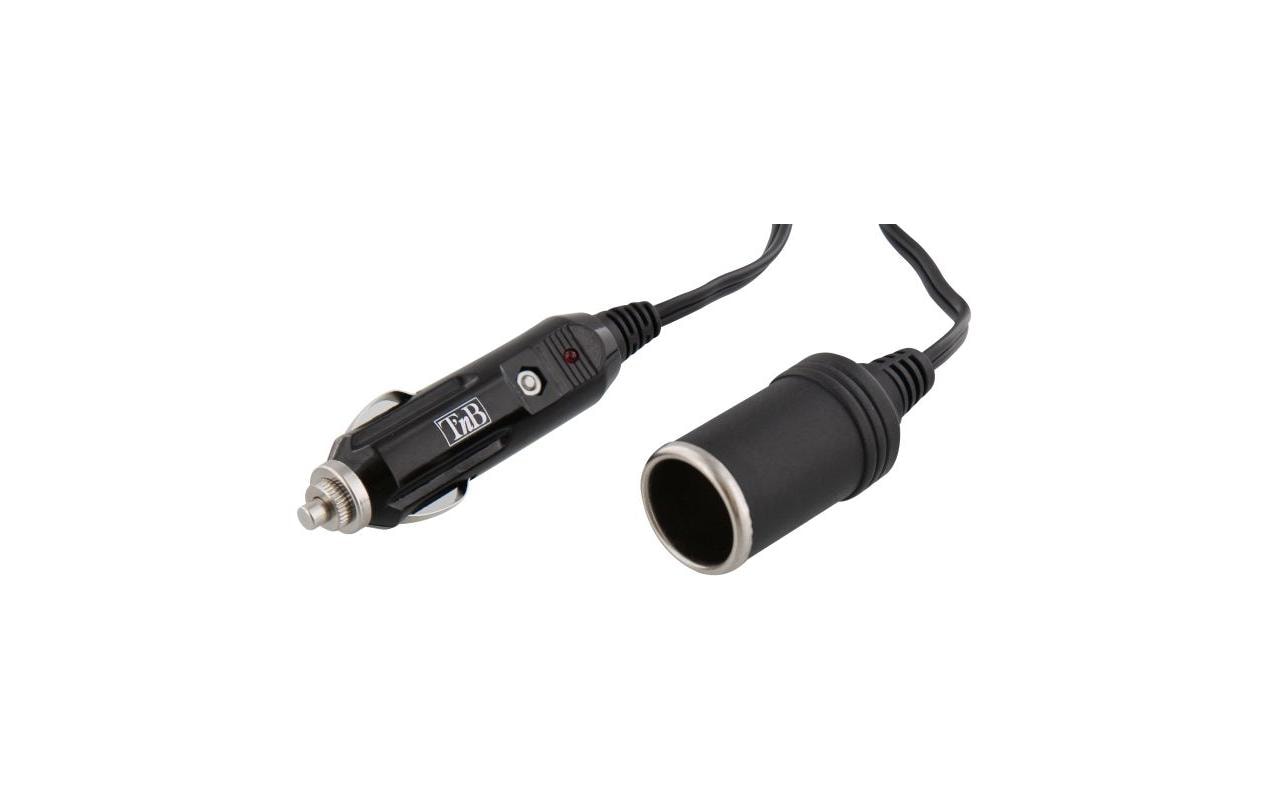T`nb TNB KFZ-Stromkabel – 12 V KFZ-Stecker – 12 V KFZ-Buchse, 12 V, 96 W, Schwarz