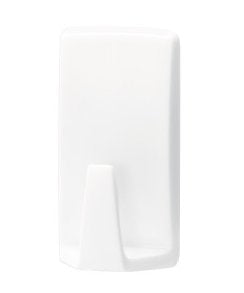tesa Powerstrips Waterproof Wave Handtuchhaken – Klebemontage – 3,2 × 6,0 × 2,0 cm – Weiss – Kunststoff