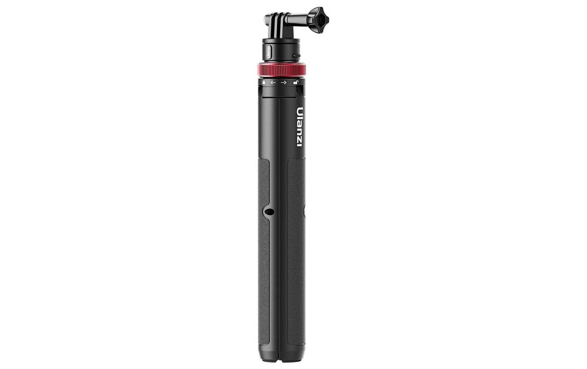 Ulanzi Go-Quick II Stativ – 140 cm (max), 48,5 cm (min), 3-Bein, 1/4" – ABS/Aluminium – für Action-Cams