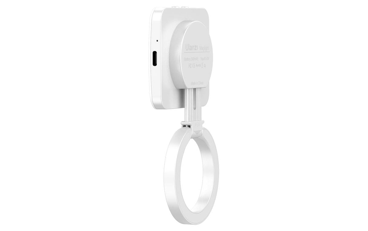 Ulanzi LT010 W – LED-Licht (MagSafe), dimmbar, 2700–8000 K – für iPhone (MagSafe) – Weiss