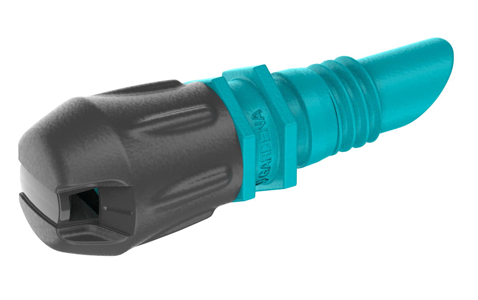 Gardena Streifendüse – 30 mm, Kunststoff, Grau/Türkis, 5 Stk., für Micro-Drip-System