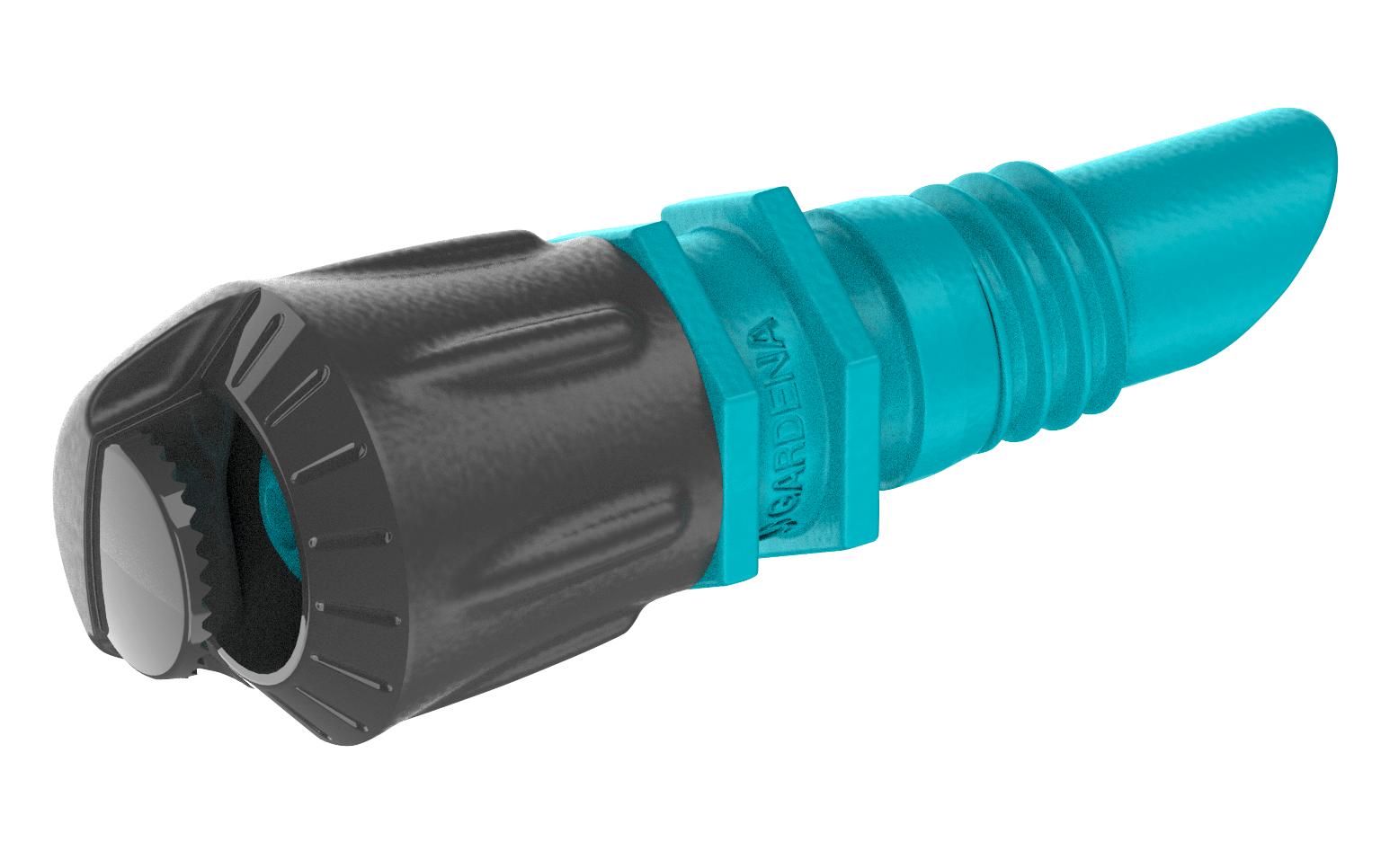 Gardena Sprühausguss – Länge 30 mm, 180° Sprühdüse, 2,75 m, Kunststoff, Schwarz/Grün, für Tropfbewässerung