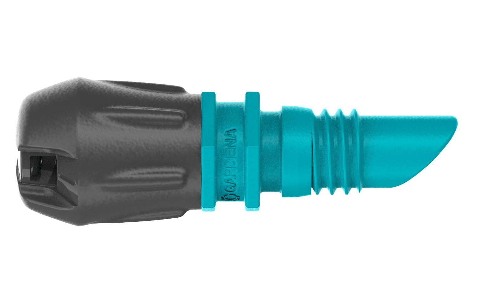 Gardena Streifendüse – 30 mm, Kunststoff, Grau/Türkis, 5 Stk., für Micro-Drip-System