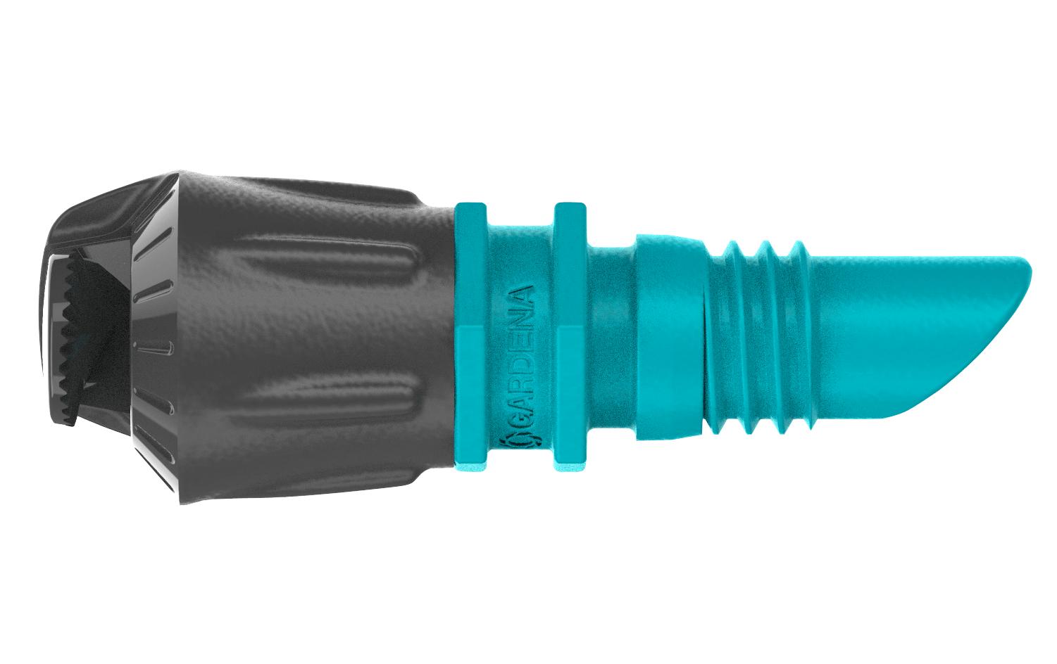 Gardena Sprühausguss – Länge 30 mm, 180° Sprühdüse, 2,75 m, Kunststoff, Schwarz/Grün, für Tropfbewässerung