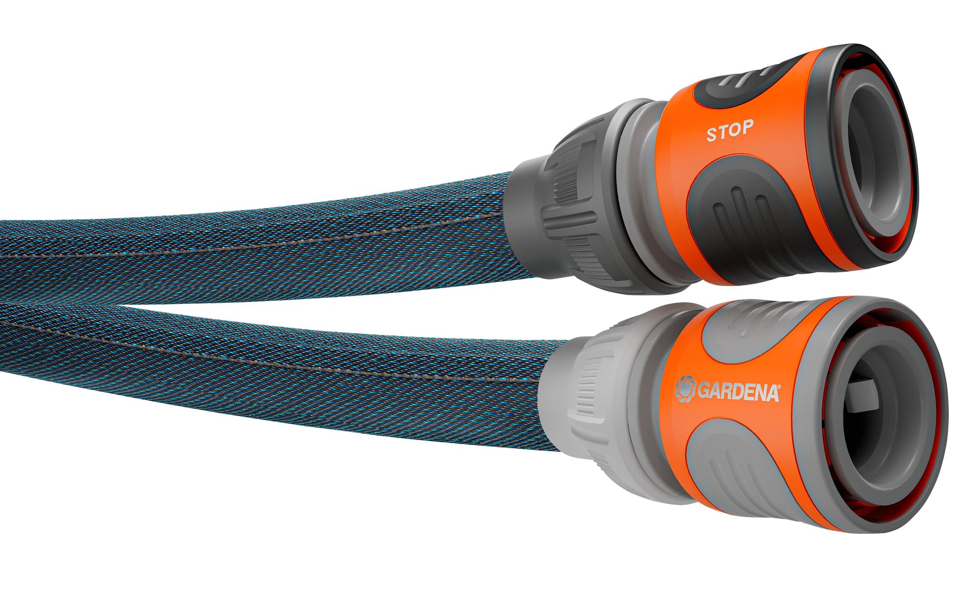 Gardena Liano Xtreme Gartenschlauch – 25 m, Blau, Grau, Orange