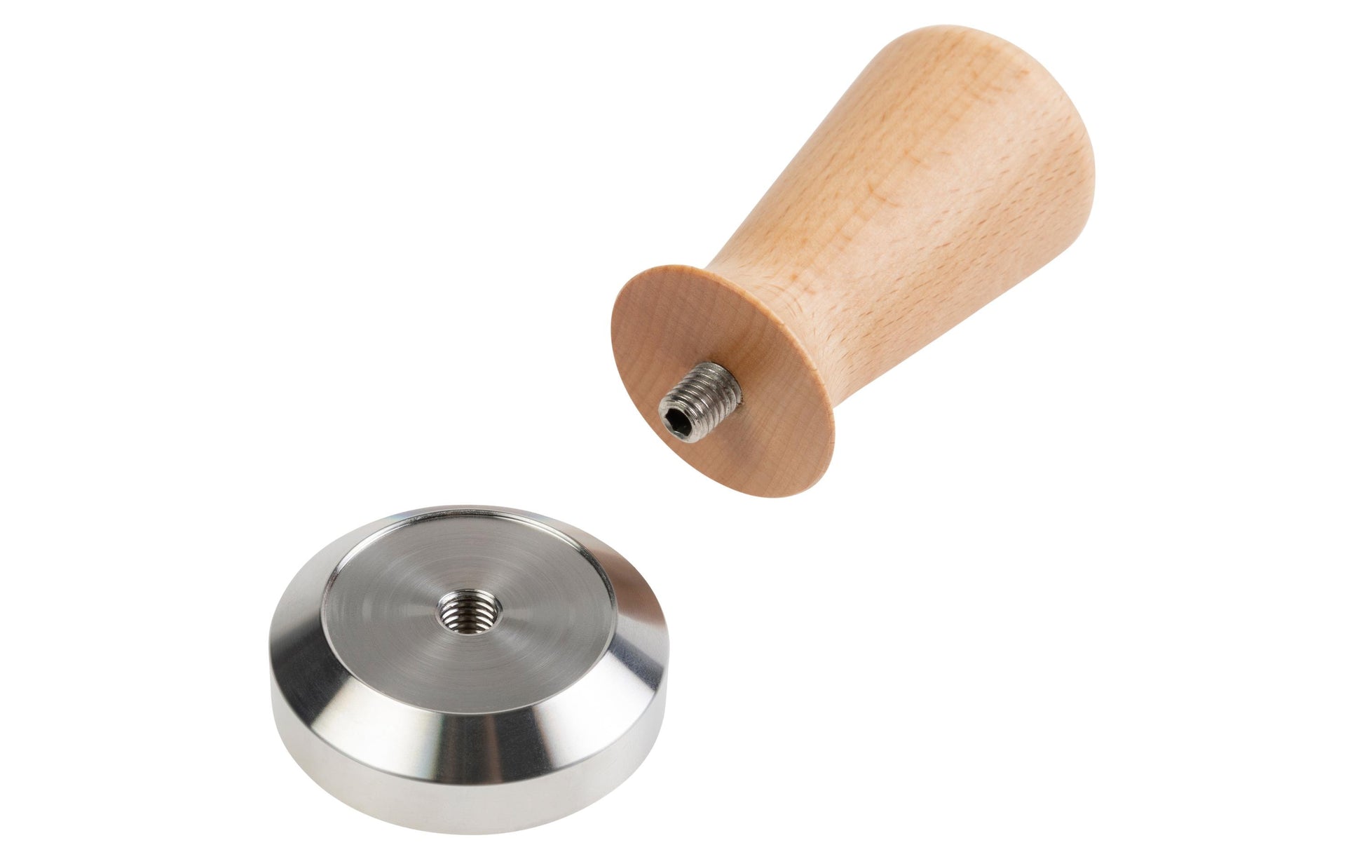 Furber. Furber – Stampfer – Ø 5,1 cm, für Siebträger, Buche/Edelstahl