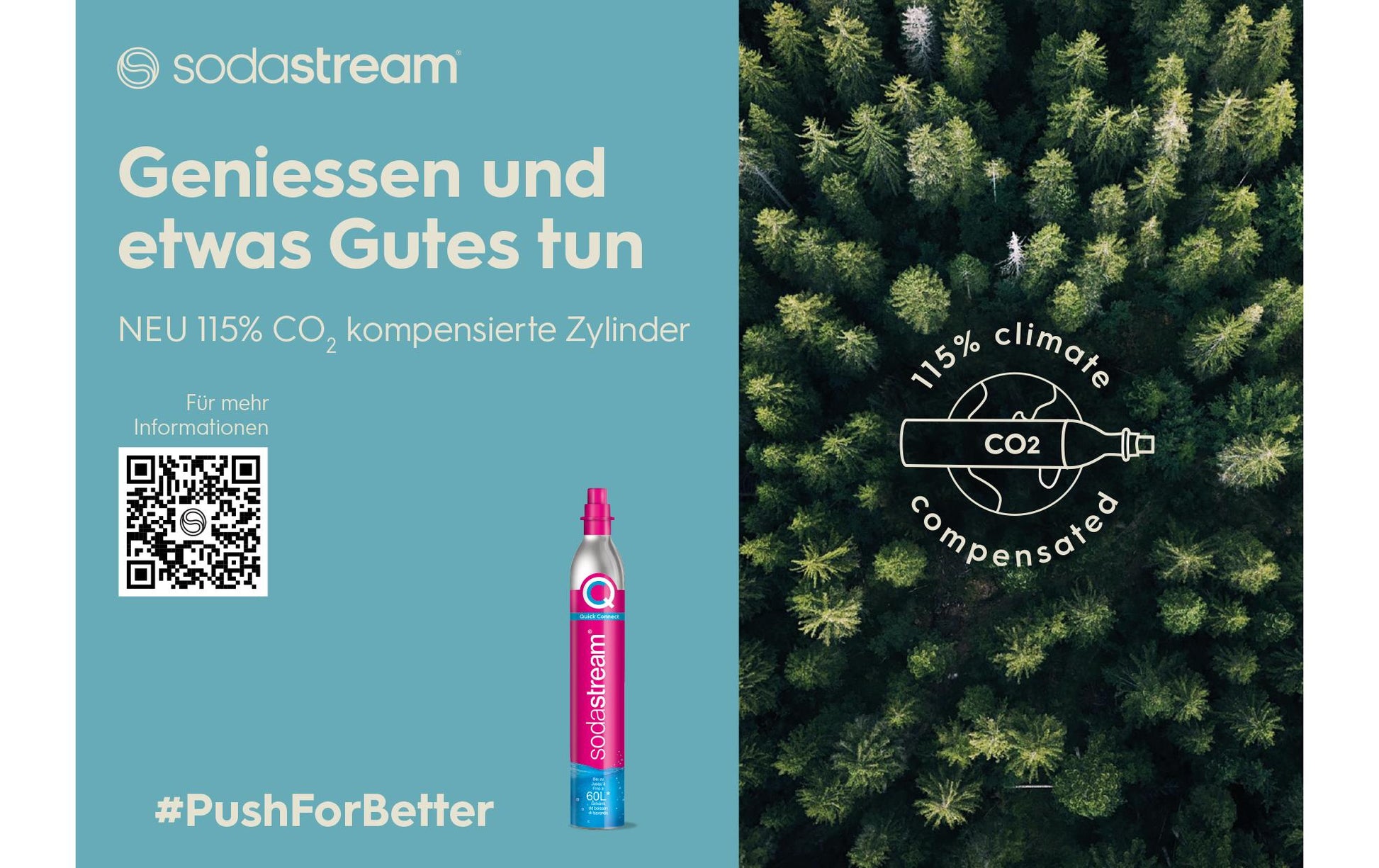 SodaStream CO2-Zylinder, 60 L – für SodaStream DUO, 1132120410