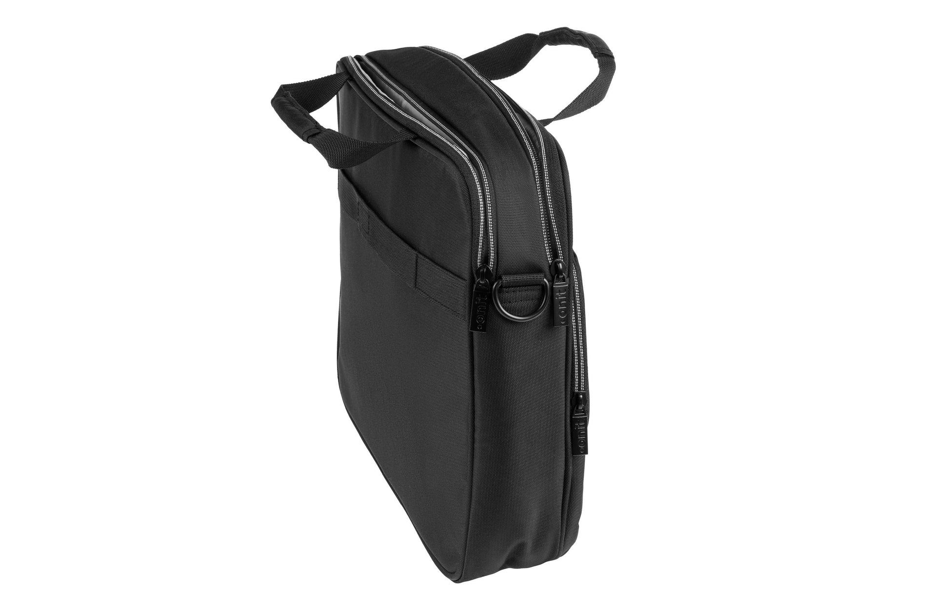 ONIT Notebook-Tasche bis 15,6" – Trolley-Band, 600D rPET – Schwarz