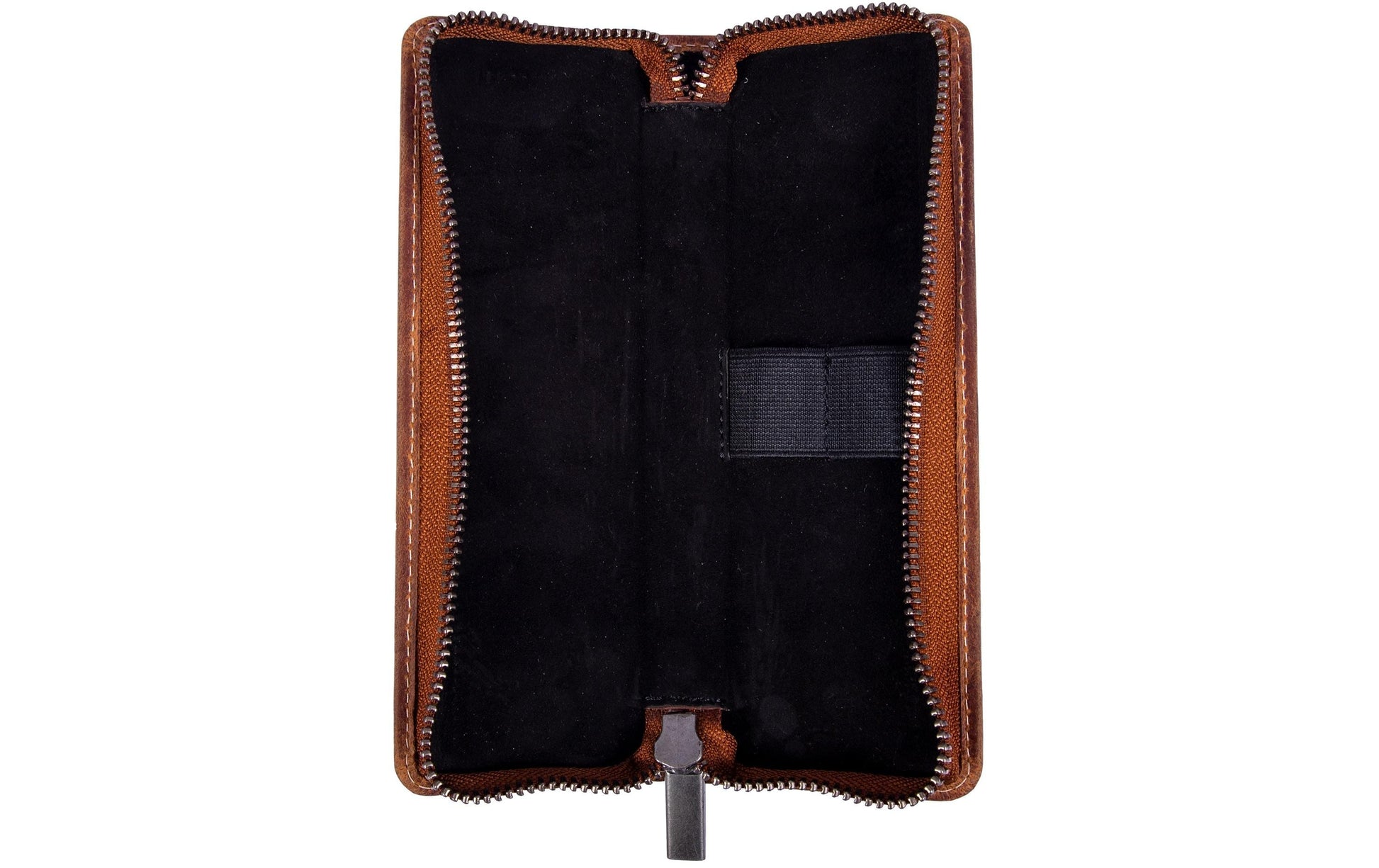 Alpenleder Etui Schlamperetui, leer – wild camel – Leder