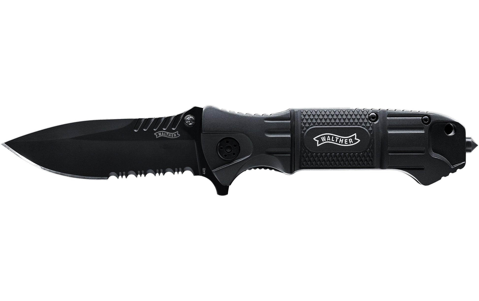 Walther 5.0715 – Klappmesser 85 mm, Aluminium, Liner-Lock