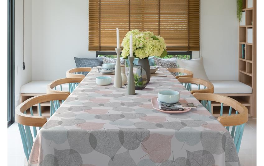 d-c-fix Tischdecke – Ø 140 cm, rund, Polyester, mehrfarbig, Wald